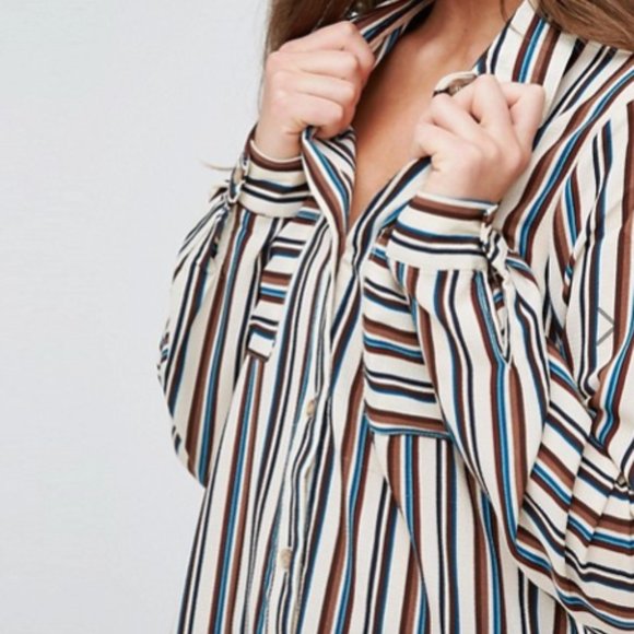 Brave Soul Stripe Shirt - Picture 2 of 3